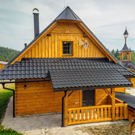 Die malerische Hütte Beneška