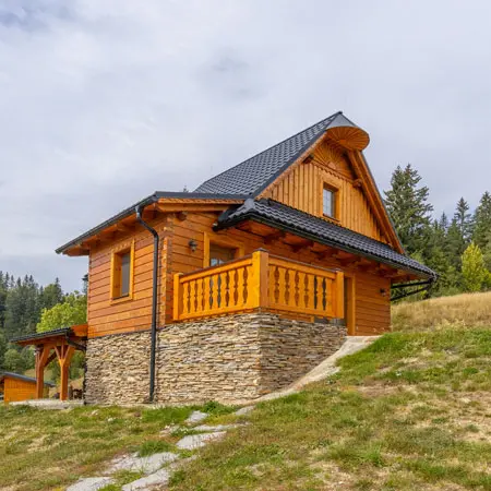 Die malerische Hütte Beneška